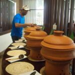 breakfast buffet in Sri Lanka. Breakfast dishes