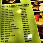 Roti Canai varieties